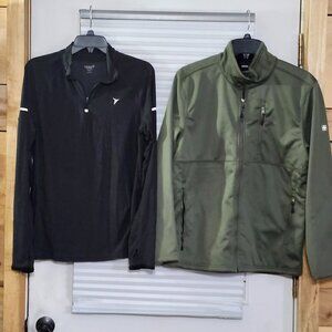 Swiss Tech mans lined jacket and Old Navy active shirt  size M